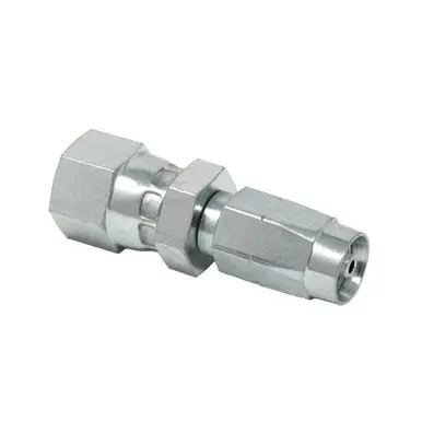 GRACO 128561 - Field-Installable Swivel Hose End Fitting - 1/8" ID Hose, 4 JIC, SAE 7/16-20 female
