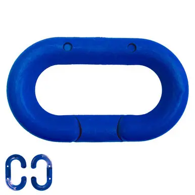 Mr. Chain 51726-10 2" Heavy Duty Plastic Master Link (10 Pack) Traffic Blue
