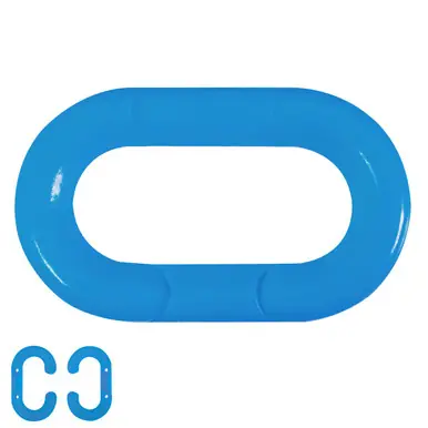 Mr. Chain 10724-10 1" Plastic Master Link (10 Pack) Sky Blue