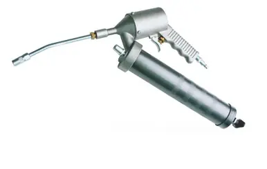 GRACO 112196 – Pneumatic Pistol-Style Grease Gun with Rigid Extension & Hydraulic Coupler, 1/4" NPT,