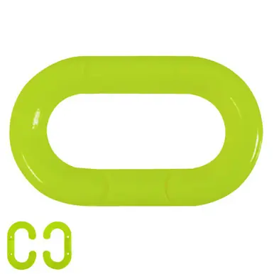 Mr. Chain 30714-10 1.5" Plastic Master Link (10 Pack) Safety Green