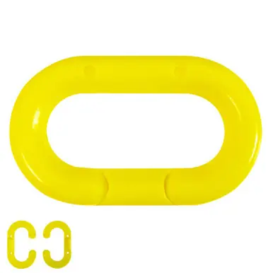 Mr. Chain 80702-10 3" Plastic Master Link (10 Pack) Yellow
