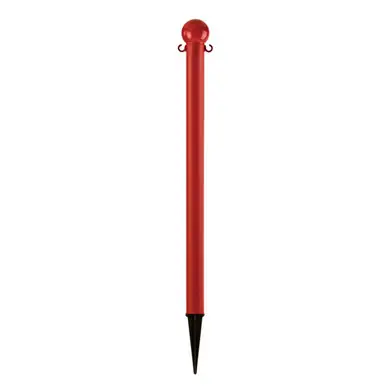 Mr. Chain 91305 Light Duty 2" x 35" Deluxe Ground Pole (1 Pack) Red