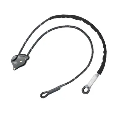 Safewaze 021-2066 - 6.5‘ Rope Positioning Lanyard Rope Adjuster, No Connectors (B&W)