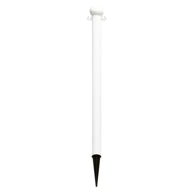 Mr. Chain 91301 Light Duty 2" x 35" Deluxe Ground Pole (1 Pack) White