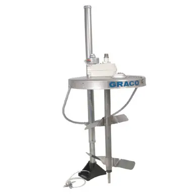 GRACO 231414 - Heavy-Duty Back-Geared Drum Agitator, with Elevator, Drum Cover & Siphon Kit,