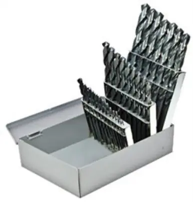 ALFA RSS150193 - 15pc Set 3/8" Shank Split Point USA Jobber Drill