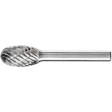 PFERD 28022 Carbide Bur - Oval, OMNI cut 1/2" x 7/8" x 1/4" shank - SE-5 L6