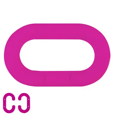 Mr. Chain 30725-10 1.5" Plastic Master Link (10 Pack) Safety Pink