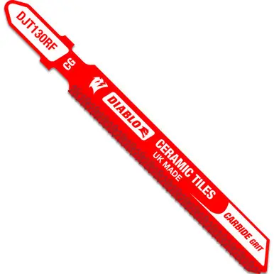 DIABLO DJT130RF - 3-1/4" Carbide Grit T-Shank Jig Saw Blade for Ceramic Tile & Glass