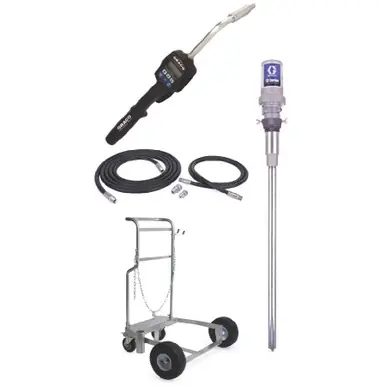 GRACO 24H943 - LD Series 5 1 200 Liter Mobile Oil Pump Package - Preset Meter Type