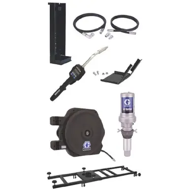 GRACO 24H704 - LD Series 3 1 Stationary 275 Gallon Pump Package - Preset Meter Type