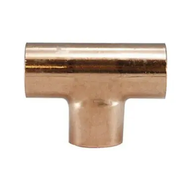 Midland Industries 77530 - Tee, 1-1/2" C x 1" C x 1" C, Copper