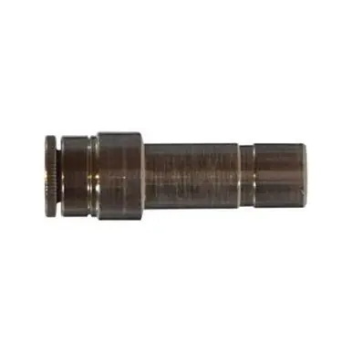 Midland Industries 20510 - Reducer, 1/8" Push" Tube x 1/4" Push" Tube, Brass, Nickel-Plated