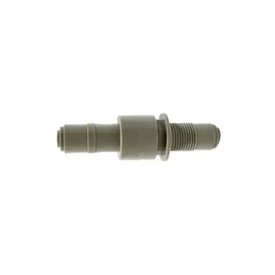 Midland Industries 20910P - Stop Valve, 1/4 x 1/4" Nominal, Push-In x Push-In, Acetal Copolymer