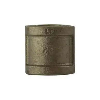 Midland Industries 44415LF - Coupling, 1" FPT x 1" FPT, Bronze