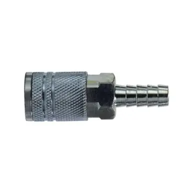Midland Industries 98840 - Industrial Interchange Coupler, 1/4" Hose Barbed, Steel