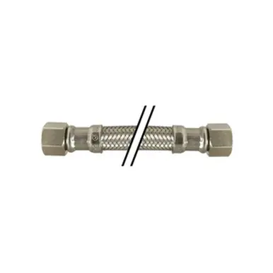 Midland Industries 923124 - Ice Maker Connector, 24" L, Stainless Steel
