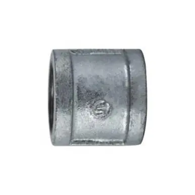 Midland Industries 64413 - Coupling, 1/2" FPT x 1/2" FPT, Iron, Galvanized, 150 lb