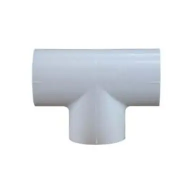 Midland Industries 55719 - Pipe Tee, 2-1/2" Slip x 2-1/2" Slip x 2-1/2" Slip, PVC, White, SCH 40