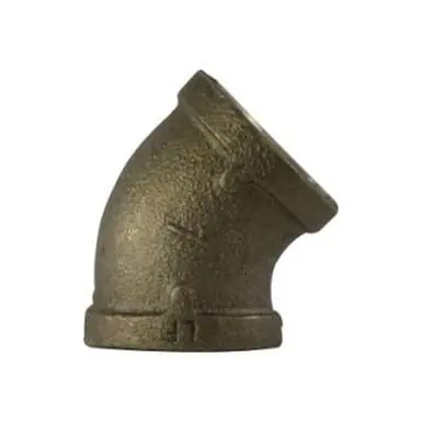 Midland Industries 44186LF - 45° Elbow, 1-1/4" FPT x 1-1/4" FPT, Bronze