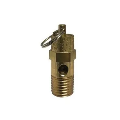 Midland Industries 87009 - Non-Coded Safety Relief Valve, 1/4" Nominal, NPT(M) Connection, 150 psi