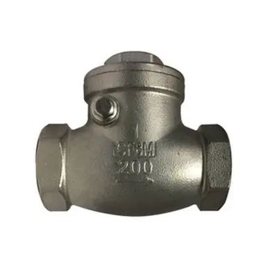 Midland Industries 949354 - Swing Check Valve, 3/4" Nominal, FPT, CF8M 316 Stainless Steel Body,