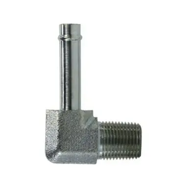 Midland Industries 450186 - 90° Insert, 1/2 x 3/8", Hose, Steel