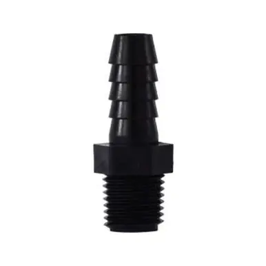 Midland Industries 33307P - Adapter, 1" Hose Barbed x 1/2" MIP, Polypropylene