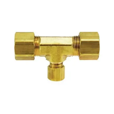 Midland Industries 27116 - Reducing Tee w/ Self-Align Sleeve, 1/2" Compression x 1/2" Compression x