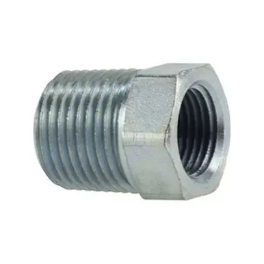 Midland Industries 5406124 - Hex Reducer Bushing, 3/4" MPT x 1/4" FPT, Steel