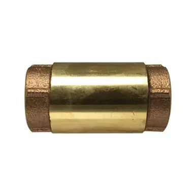 Midland Industries 944435 - In-Line Lift Check Valve, 2" Nominal, NPT(F), forged Brass Body, Import