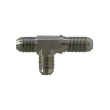 Midland Industries 270412 - Bulkhead Run Tee, 1-1/16" 37° JIC Flared x 1-1/16" 37° JIC Flared x