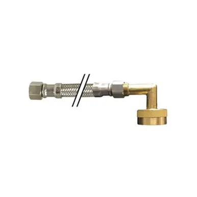 Midland Industries 924248 - Washing Machine Connector, 48" L, Stainless Steel