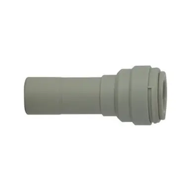 Midland Industries 20514P - Reducer, 1/2" Push" Tube x 3/8" Stem, Plastic