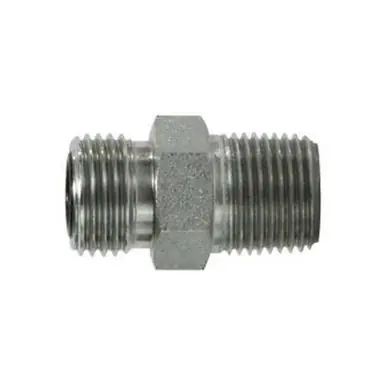 Midland Industries FSO24041612 - Straight Connector, 1-1/16" Male ORFS x 3/4" NPT(M), Steel