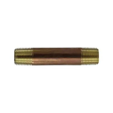 Midland Industries 40079 - Standard Seamless Pipe Nipple, 1/2" Threaded x 1/2" Threaded, 24" Brass