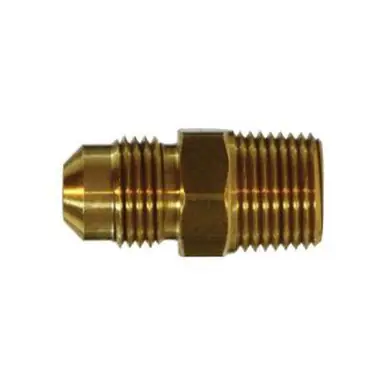 Midland Industries 10274 - Adapter, 5/8" Male Flared x 3/4" Male NPTF, Brass