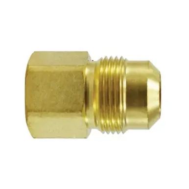 Midland Industries 10264WT - Adapter, 3/8" SAE 45° Flared x 3/8" FPT, Brass