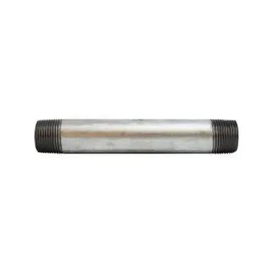 Midland Industries 56086 - Welded Pipe Nipple, 3/4" MPT x 3/4" MPT, 4" L, Steel, Galvanized, SCH 40