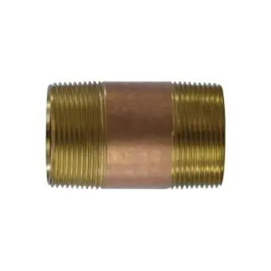 Midland Industries 40159 - Pipe Nipple, 1-1/2" MPT x 1-1/2" MPT, 36" Brass