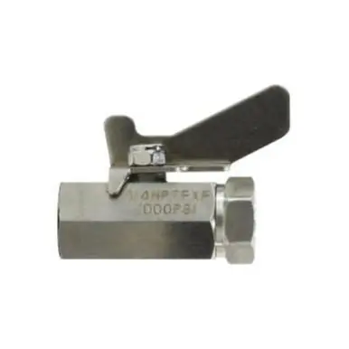 Midland Industries 46923SS - Miniature Ball Valve, 3/8" Nominal, FIP x FIP, 1000 psi WOG Pressure