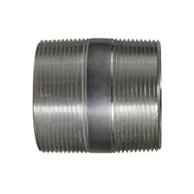 Midland Industries 76201 - Pipe Nipple, 3" MPT x 3" MPT, 3" L, Aluminum