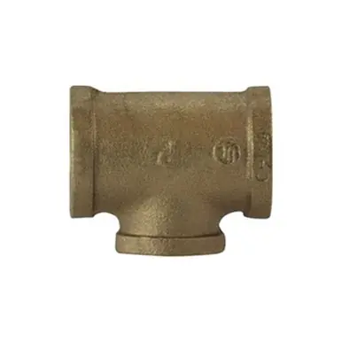 Midland Industries 44350 - Reducing Tee, 3" FPT x 2" FPT x 2" FPT, Bronze
