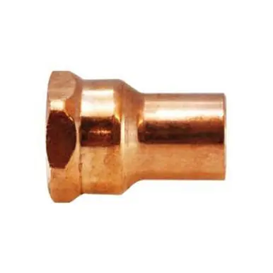 Midland Industries 77419 - Adapter, 3/8" FTG x 3/8" FPT, Copper