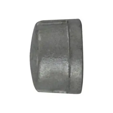 Midland Industries 64477 - Cap, 1-1/2" FPT, Iron, Galvanized, 150 lb