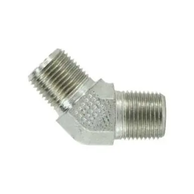Midland Industries 550122 - 45° Elbow, 1/8" MPT x 1/8" MPT, Steel