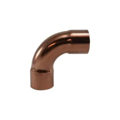 Midland Industries 77151 - 90° Long Turn Elbow, 3" Tube OD x 3" Tube OD, Copper