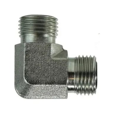 Midland Industries FS25002424 - 90° Union Elbow, 2" Male ORFS x 2" Male ORFS, Steel