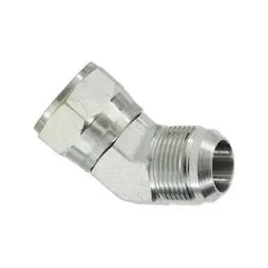 Midland Industries 65026 - 45° Swivel Nut Elbow, 9/16" Female JIC x 9/16" Male JIC